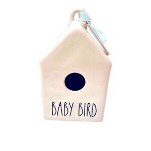 Rae Dunn Home Décor Ceramic BABY BIRD Birdhouse Artisan collection by Magenta‎
